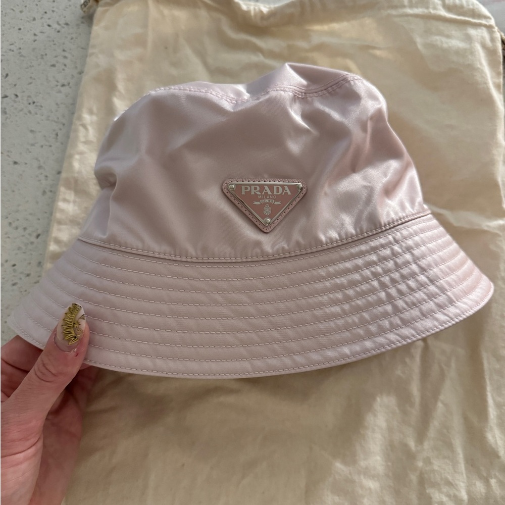 Prada Re-Nylon Bucket Hat Pink - Picture 7 of 10